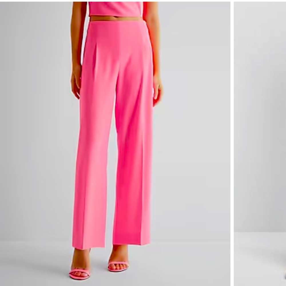 New Super High Waisted Pleated Stovepipe Pant size 8L